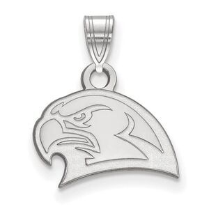 14k White Gold Miami U Small Pendant
